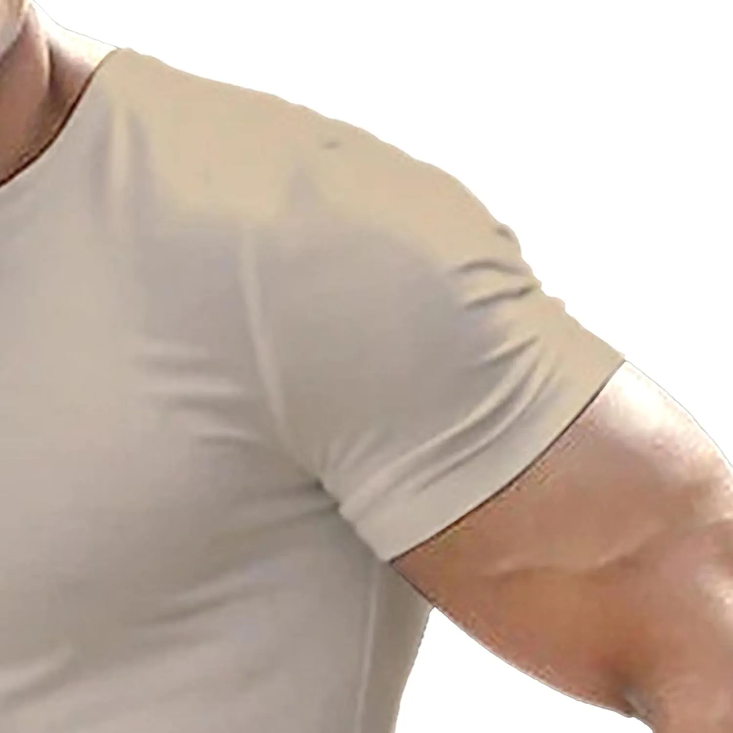 Men's V-Neck Regular Fit Longline T-Shirts Muscle Outdoor Summer Tee Lightweight Stretch Solid Tee Shirts