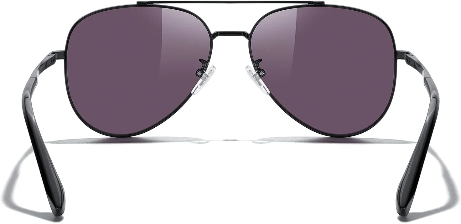 MERRY'S Classic Mirrored Aviator Sunglasses for Men Women Polarized Driving Fishing Mens Sunglasses