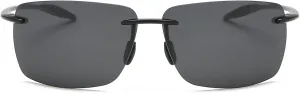 MIRYEA Rimless Polarized Sports Sunglasses for Men Women Driving Running Fishing Golf UV Blocking Glasses Eyeglasses Shades