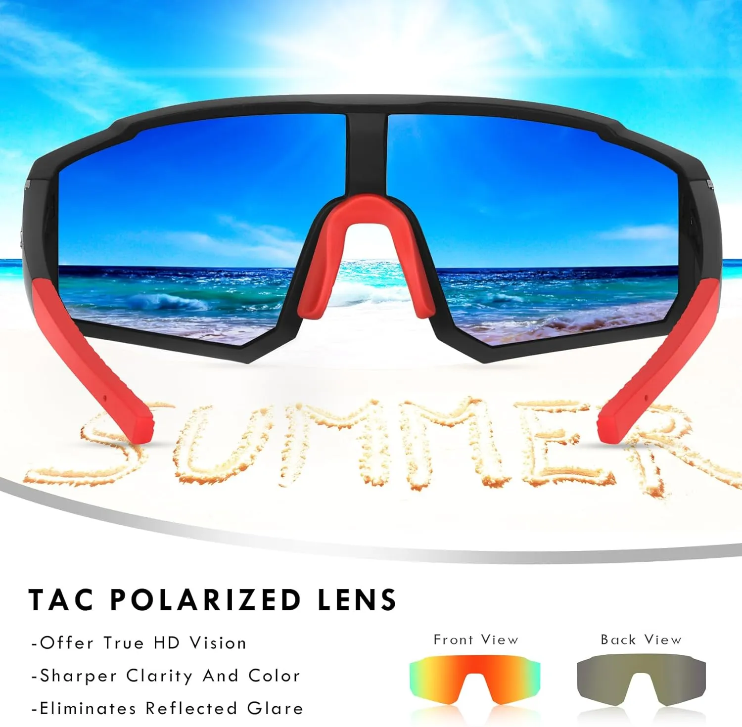 MVPTGRS Youth Baseball Sunglasses for Boys Girls Age 8-14 TR90 Frame Kids Sport Sunglasses for Softball Cycling Baseball Golf