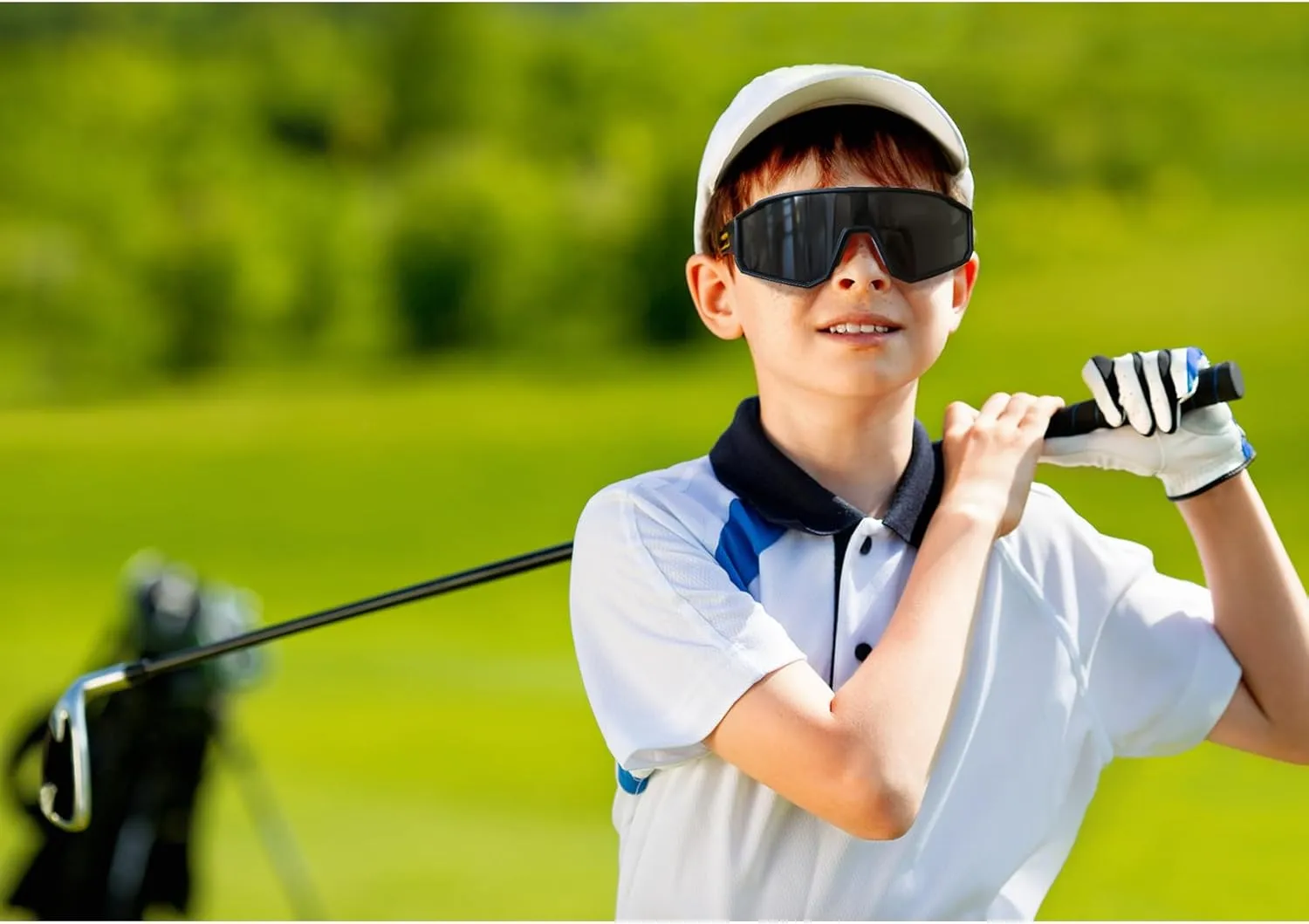 MVPTGRS Youth Baseball Sunglasses for Boys Girls Age 8-14 TR90 Frame Kids Sport Sunglasses for Softball Cycling Baseball Golf