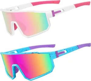 MVPTGRS Youth Baseball Sunglasses for Boys Girls Age 8-14 TR90 Frame Kids Sport Sunglasses for Softball Cycling Baseball Golf