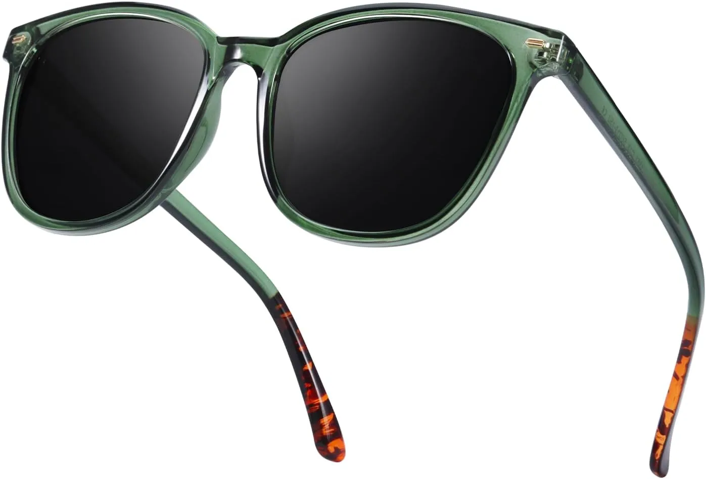 Myiaur Polarized Sunglasses for Women, Square Mirrored Trendy Shades with UV Protection Reduce Glare Sun Glasses
