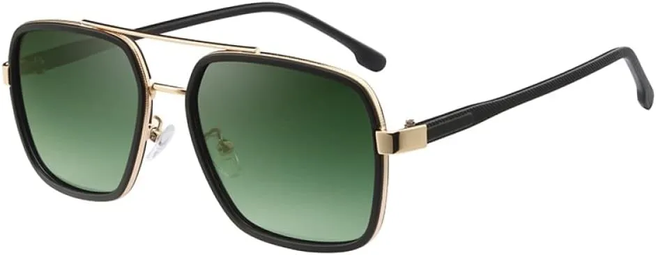 New 2025 Men Color Changing Sun Glasses Male Vision Driving Fishing Metail Frame Polarized Sunglasses
