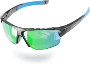 Polarized Sports Sunglasses for Men and Women Ideal for Cycling Fishing Running Driving, TR90 Unbreakable Frame