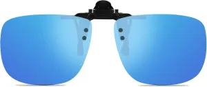 Polarized Unisex Clip on Flip up Sunglasses over Prescription and Reading Glasses Frames