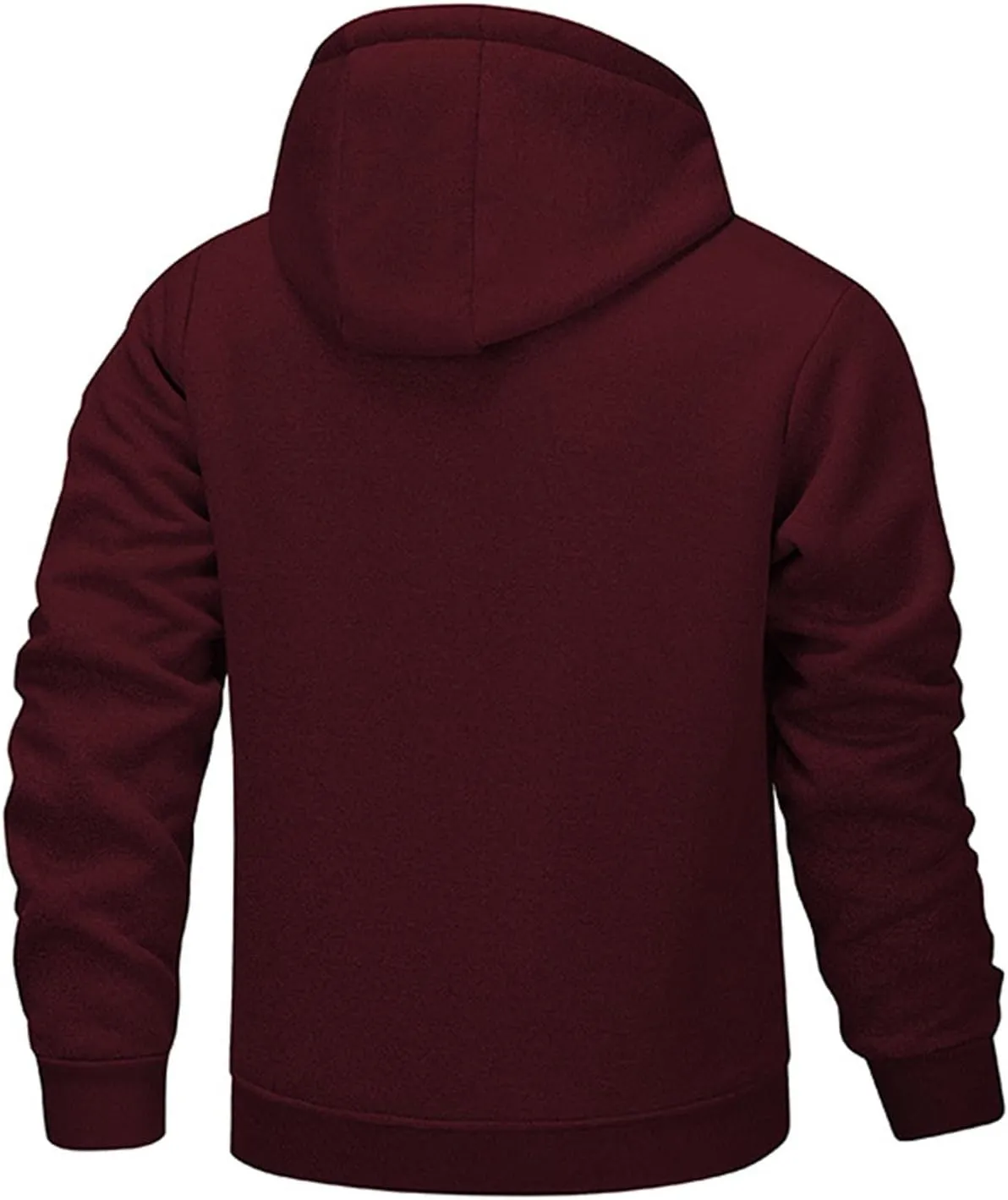 RTRDE Mens Work Jacket Zip Up Sweatshirts Heavyweight Winter Fleece Sherpa Lined Warm Hoodie Jackets Coats Jacket, S-3XL
