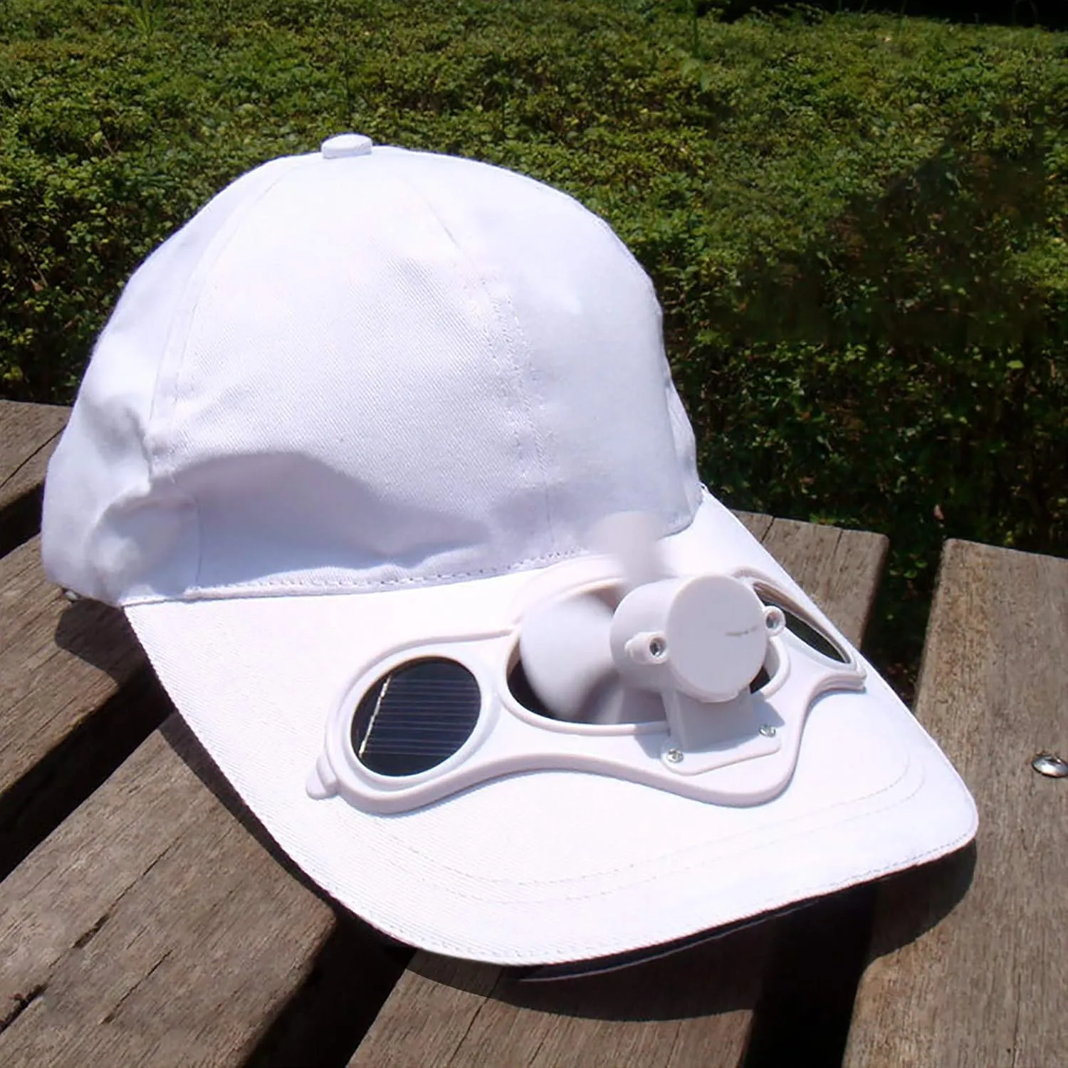 Solar Fan Cap Sunscreen Cap Sun Visor Cap Solar hat Wide Brim Packable Beach Sun Hat Wide Brim Bucket Hats