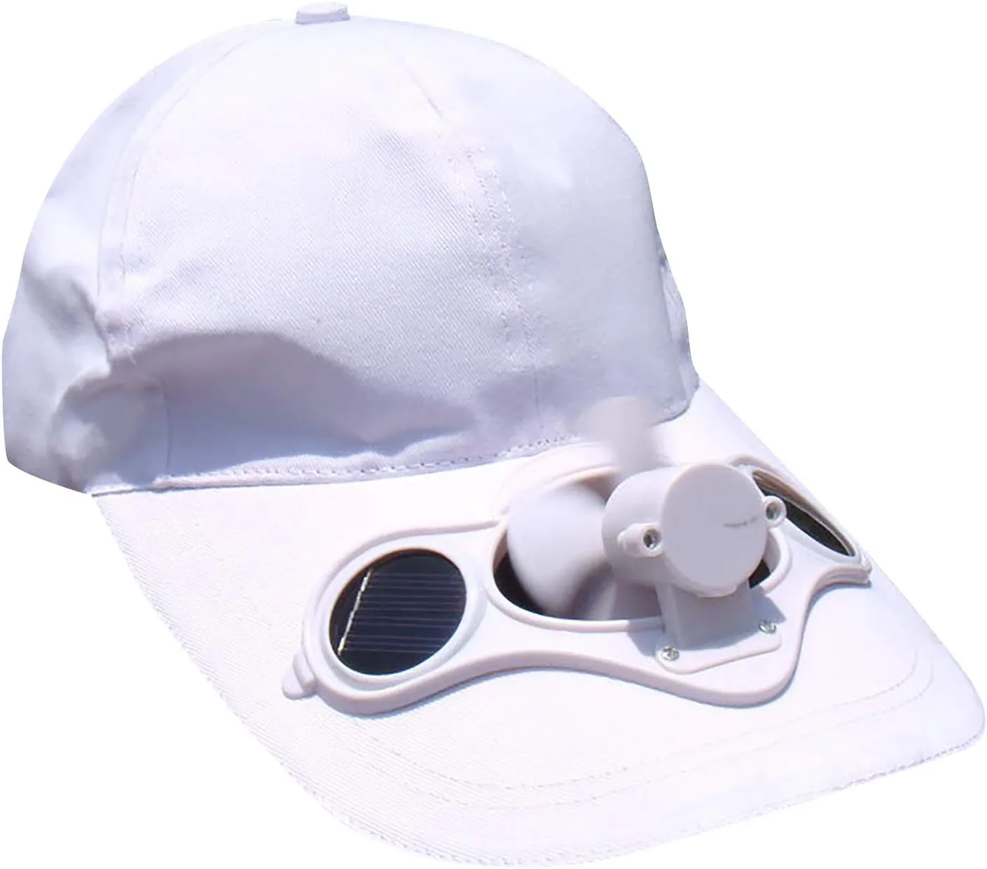 Solar Fan Cap Sunscreen Cap Sun Visor Cap Solar hat Wide Brim Packable Beach Sun Hat Wide Brim Bucket Hats