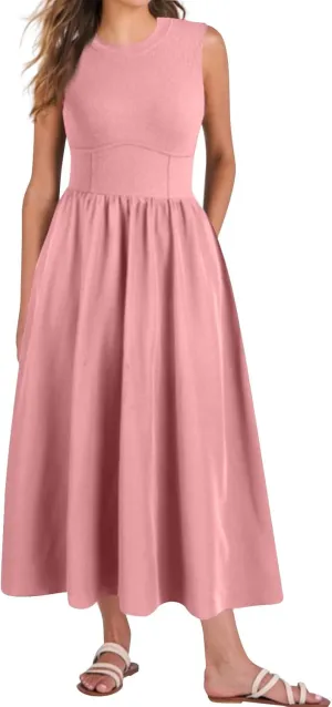 Summer Dresses for Women Sundresses Empire Waist Dresses Tank Dress Work Wrap Dress Ruffle with Pockets