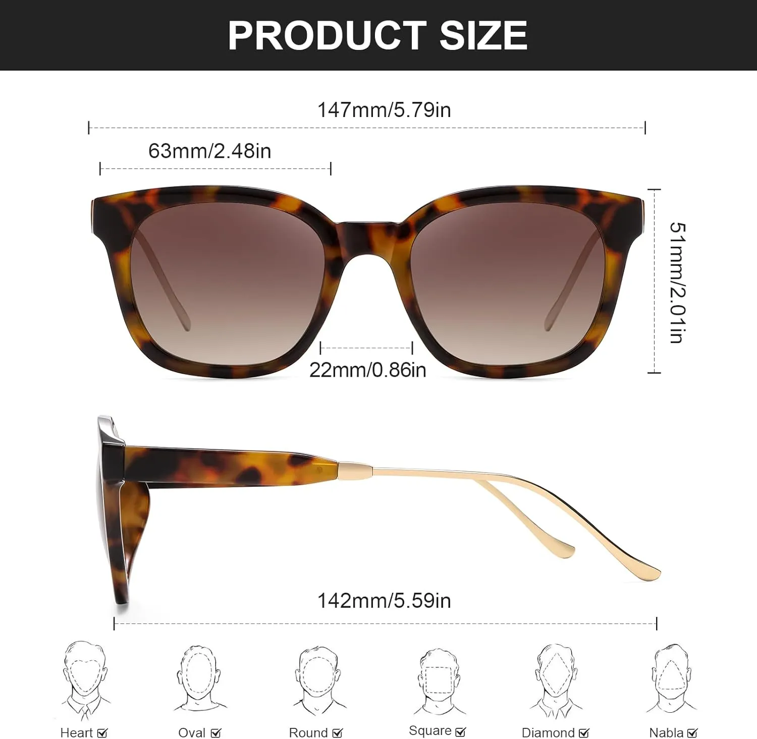 Sunglasses for Women Men Hexagon Polarized Polygon Mirrored Lens Sunglasses