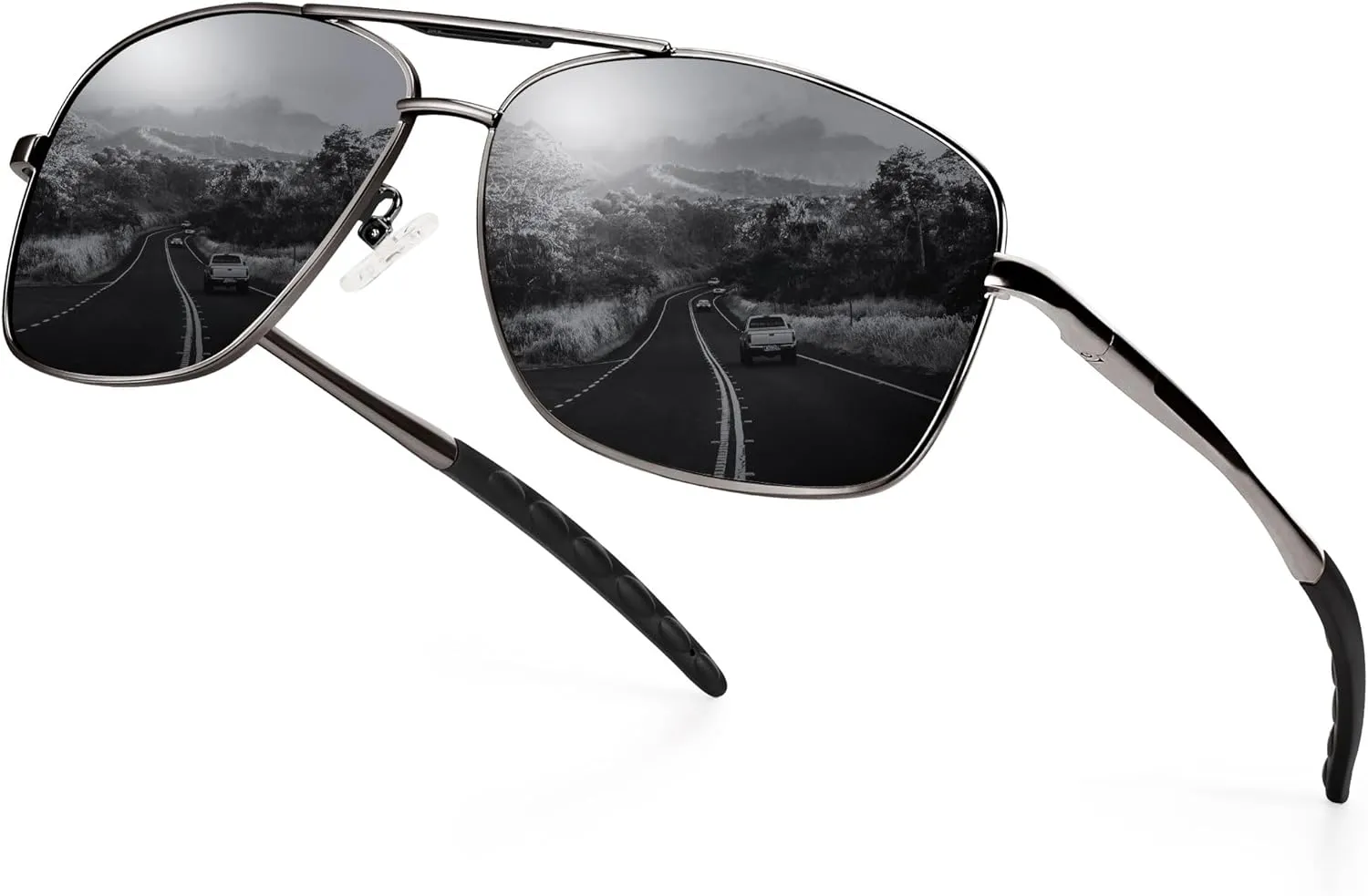 URUMQI Polarized Aviator Sunglasses for Men Women,UV400 Protection Lens, Ultra Lightweight Pilot Sun Glasses for Driving Golf