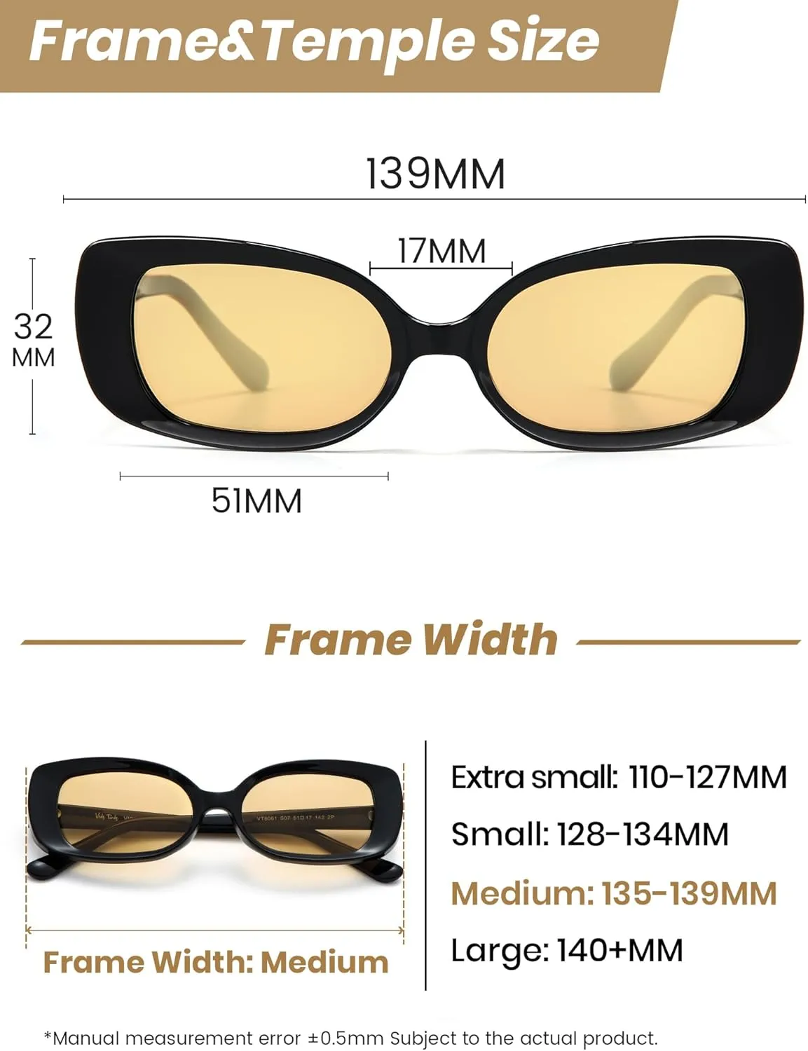 Veda Tinda Vision Rectangle Sunglasses Men Tinted Polarized Big Square Retro 90s Vintage y2k Glasses for Women UV Protection