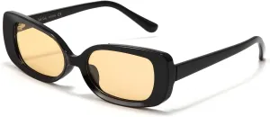 Veda Tinda Vision Rectangle Sunglasses Men Tinted Polarized Big Square Retro 90s Vintage y2k Glasses for Women UV Protection