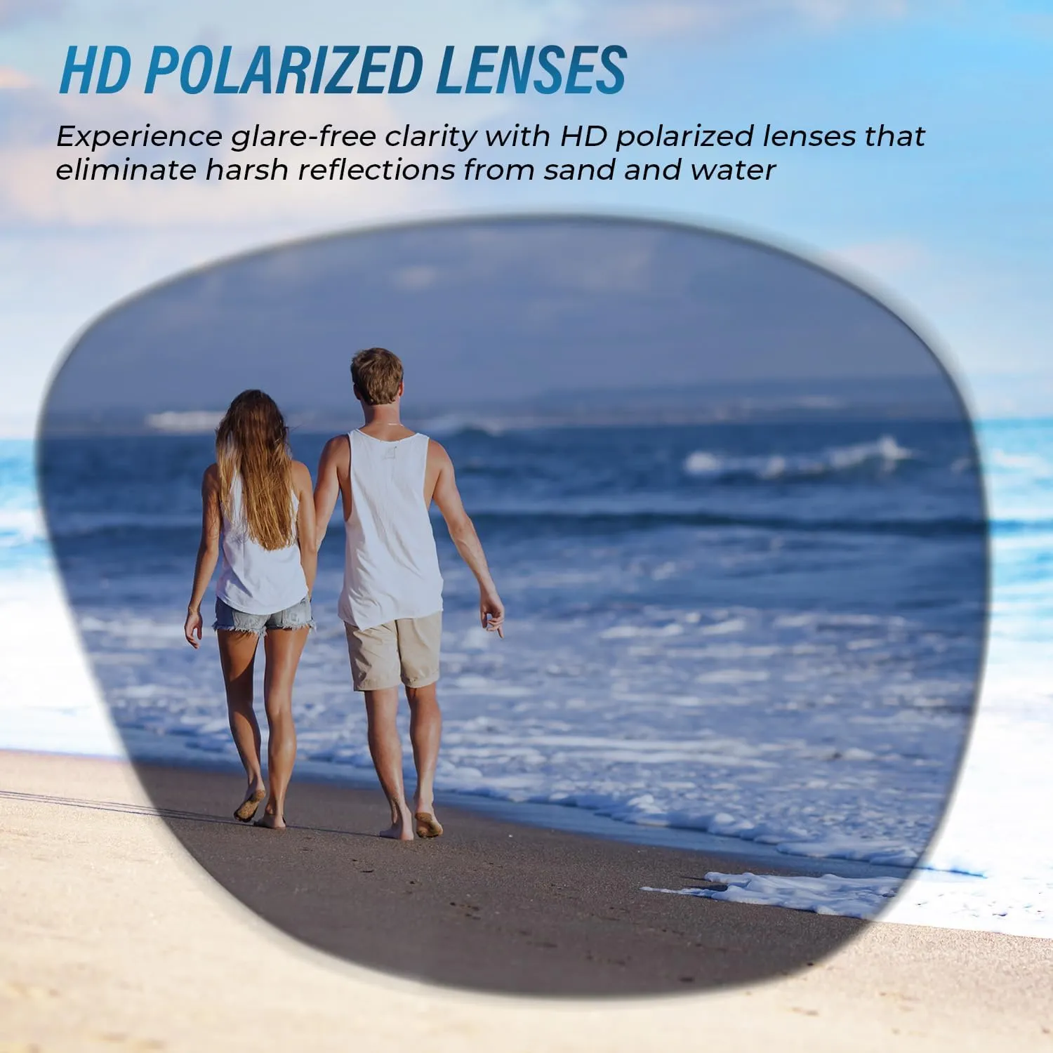VELAZZIO Mens Sunglasses Polarized With UV400 Protection, Fits for Women Fashion Driving, Fishing, Sports, Beach, Golfing