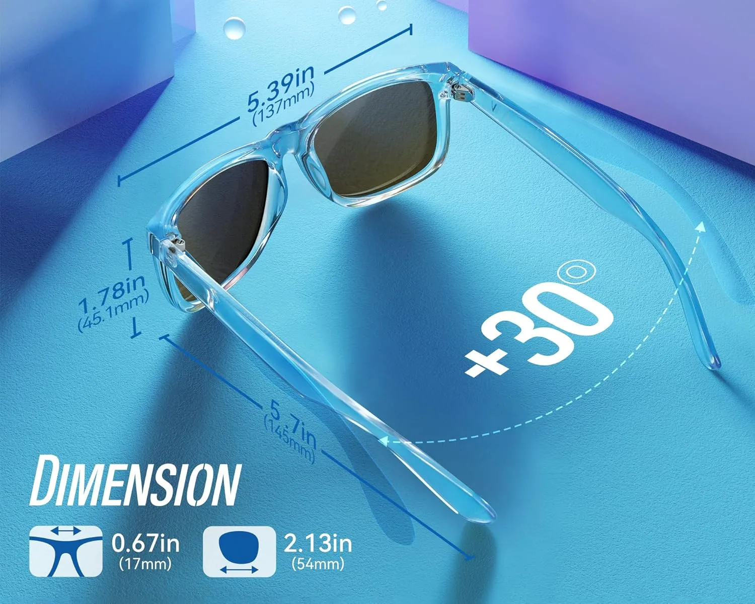 VELAZZIO Mens Sunglasses Polarized With UV400 Protection, Fits for Women Fashion Driving, Fishing, Sports, Beach, Golfing