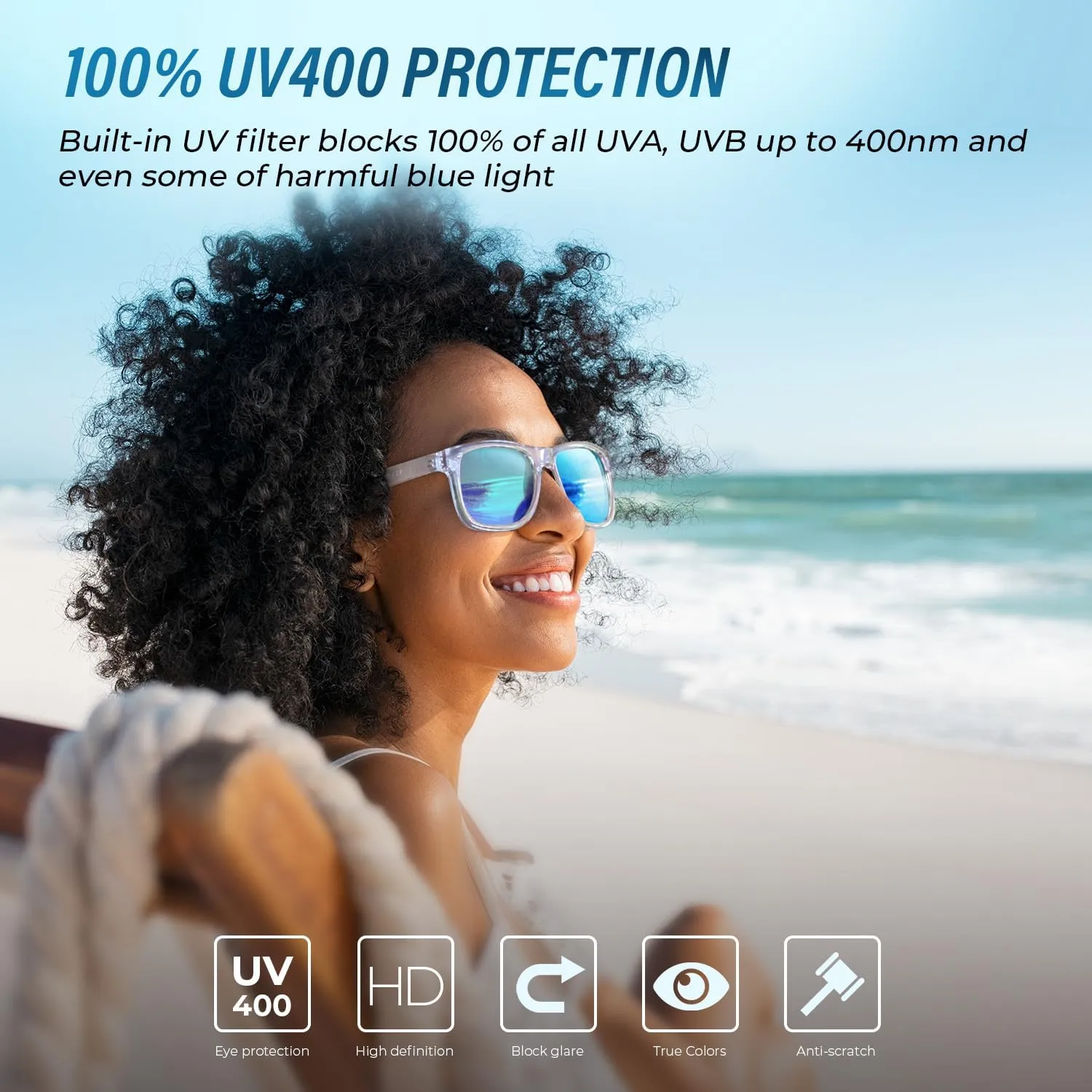 VELAZZIO Mens Sunglasses Polarized With UV400 Protection, Fits for Women Fashion Driving, Fishing, Sports, Beach, Golfing