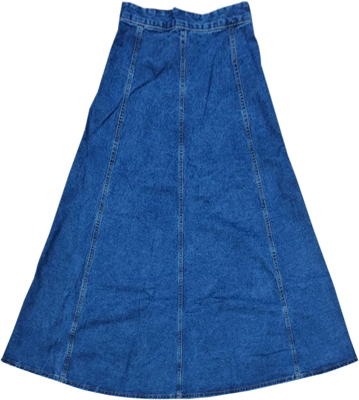 Vintage A Line Denim Skirt for Women Retro Button Front Flare Skirt Stylish Midi Plaid Mini Skirts