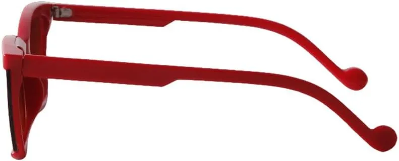Vintage Mirrored Cat Eye Sunglasses Women Men Trendy Half Frame White Sun Glasses
