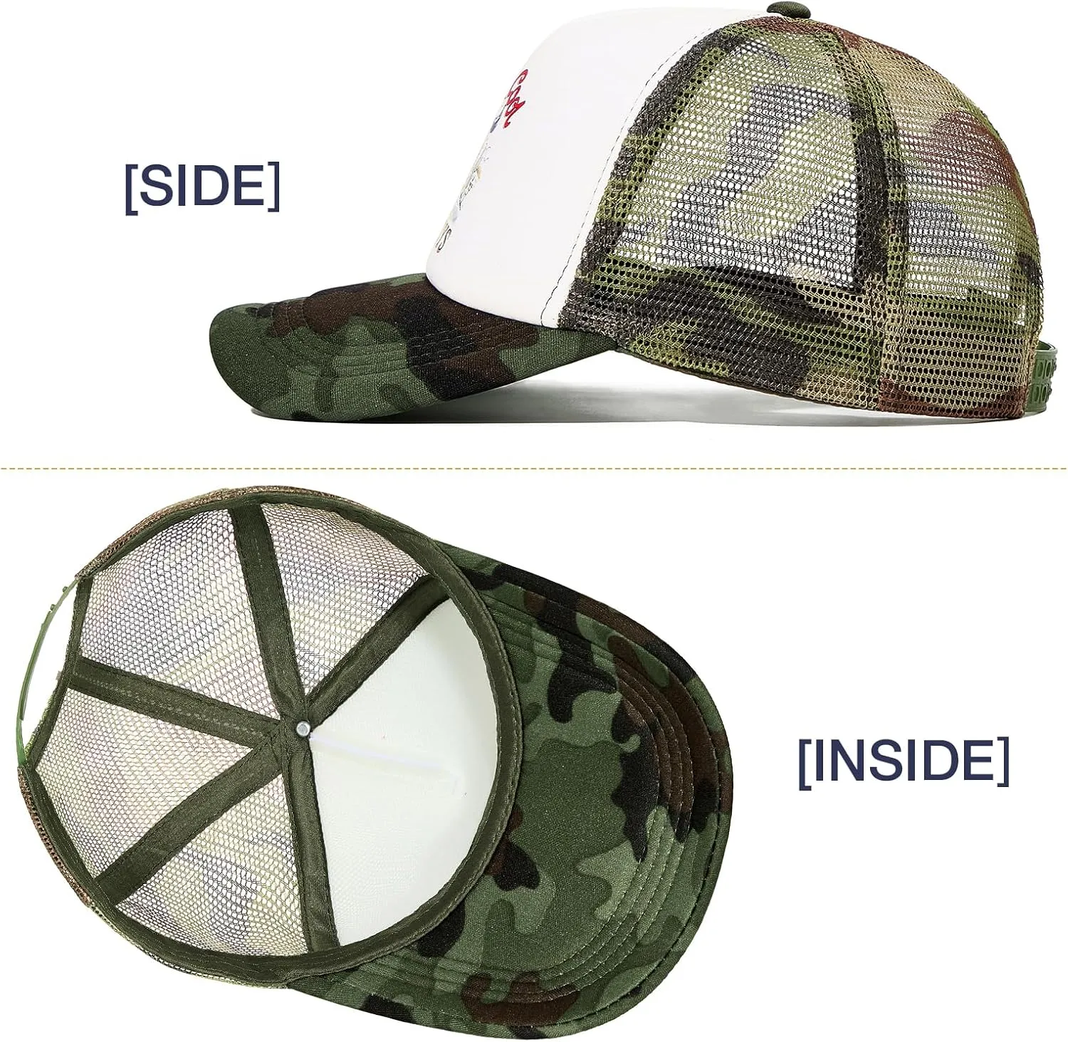 Vintage Trucker Hats Men Women Funny Cute Cowboys Trucker Hats Country Caps Adjustable Snapback Retro Trendy
