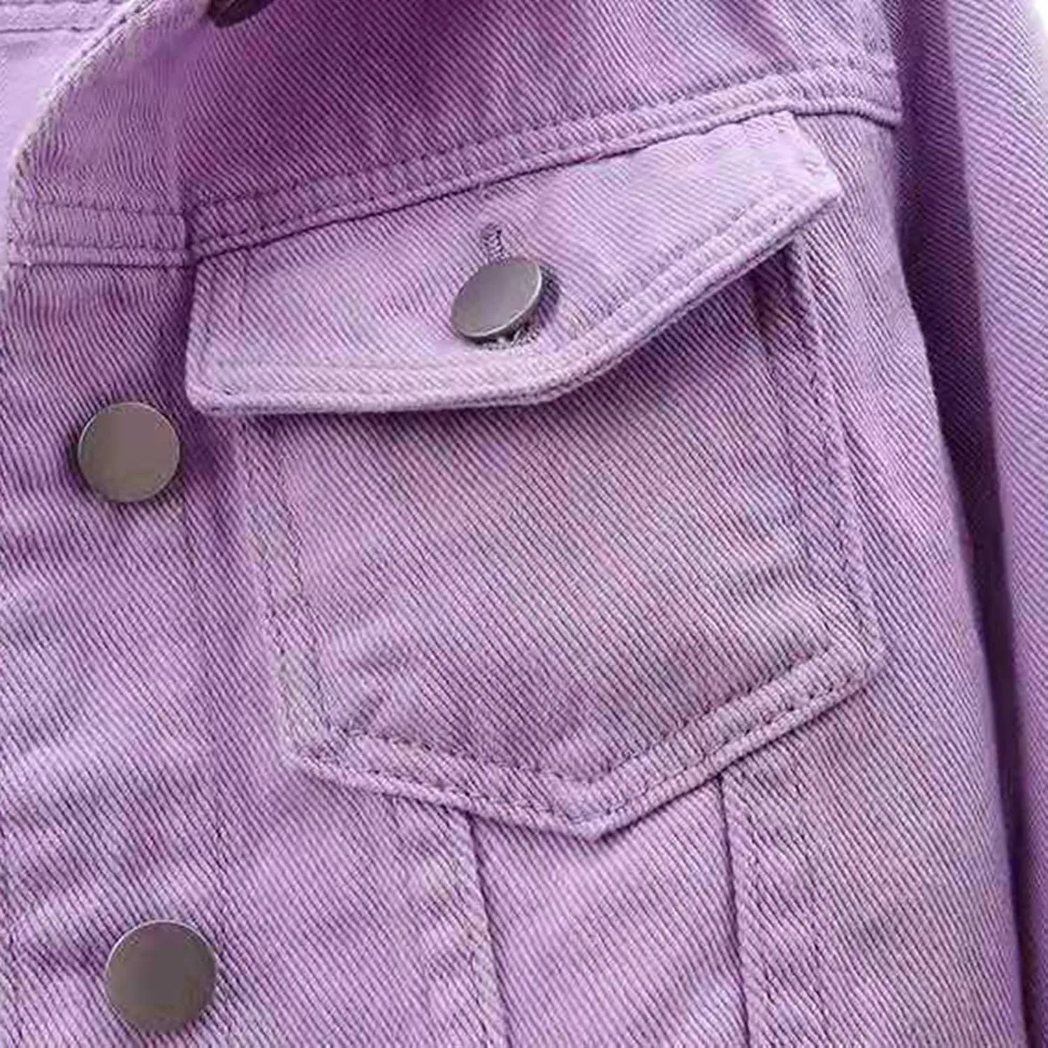 Women's Casual Denim Jackets Detachable Hoodie 3/4 Sleeve Cropped Denim Jacket Basic Button Jean Coats with Pockets