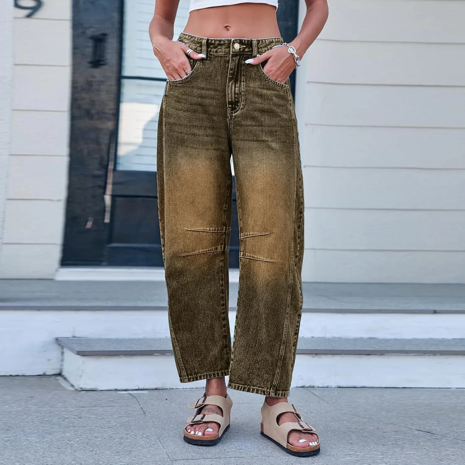 Womens Classic High Waisted Skinny Stretch Butt Lifting Jeans Slim Fit Denim Pants