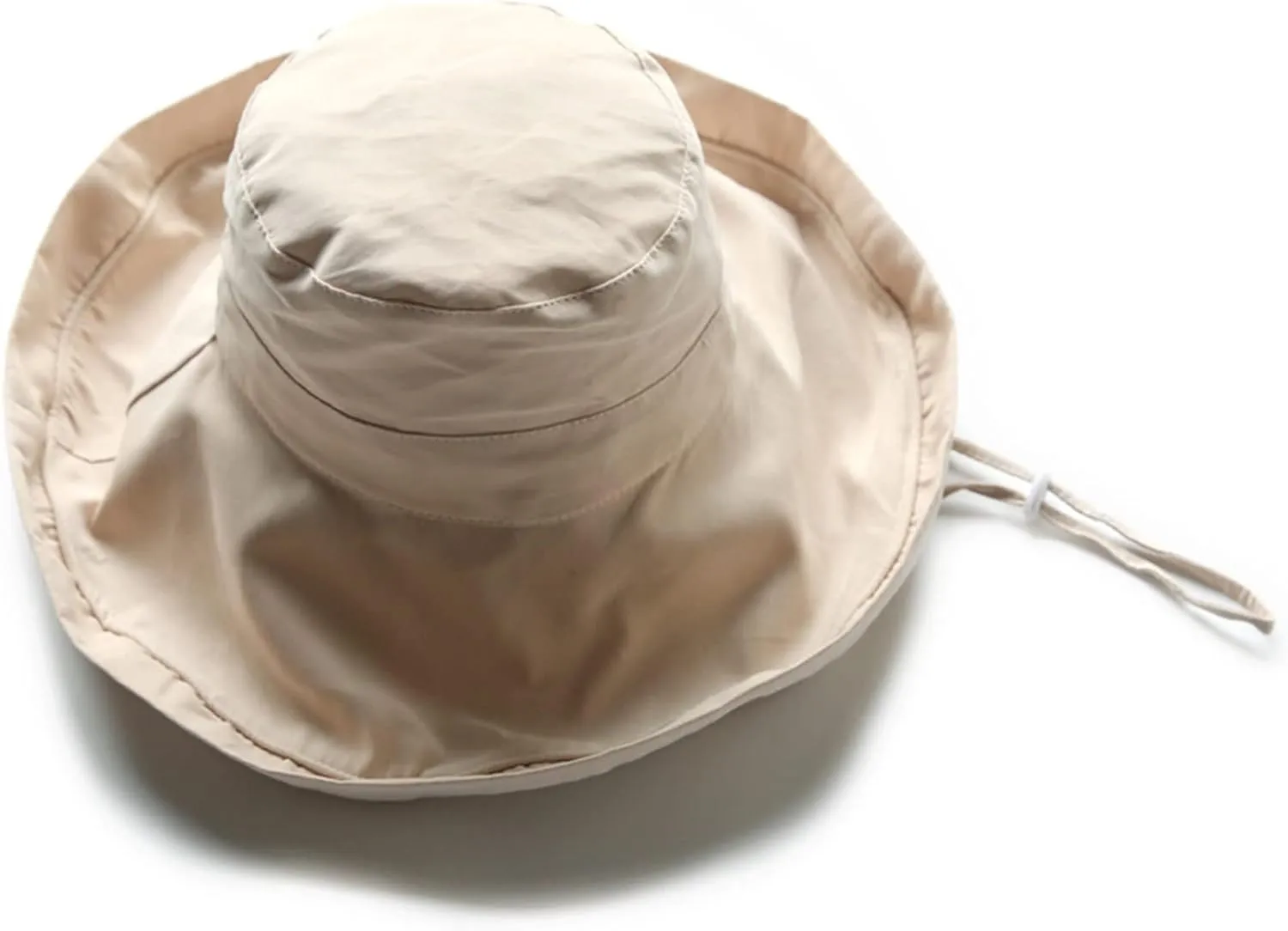 Women's Cotton Wide Brim Sun Hats Vintage Cloche Bucket Hats Rollable Fisherman Sun Cap Beach Travel Accessories