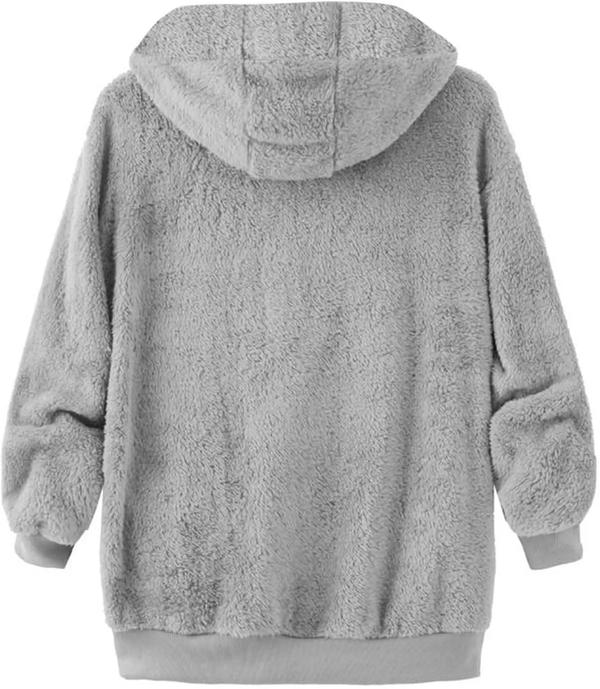 Womens Hoodies Fleece Sweater Tops 2024 Fashion Winter Warm Coat Jacket Full Zip Up Overcoat Jackets Outerwear