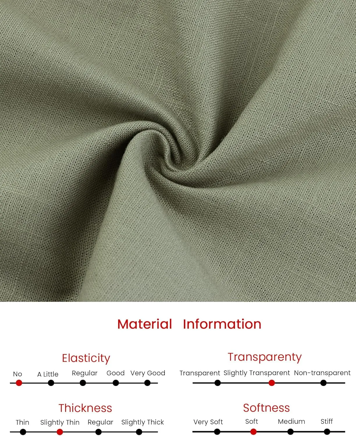 Women's Linen Skirts Slit Button Front Midi Pencil Skirt