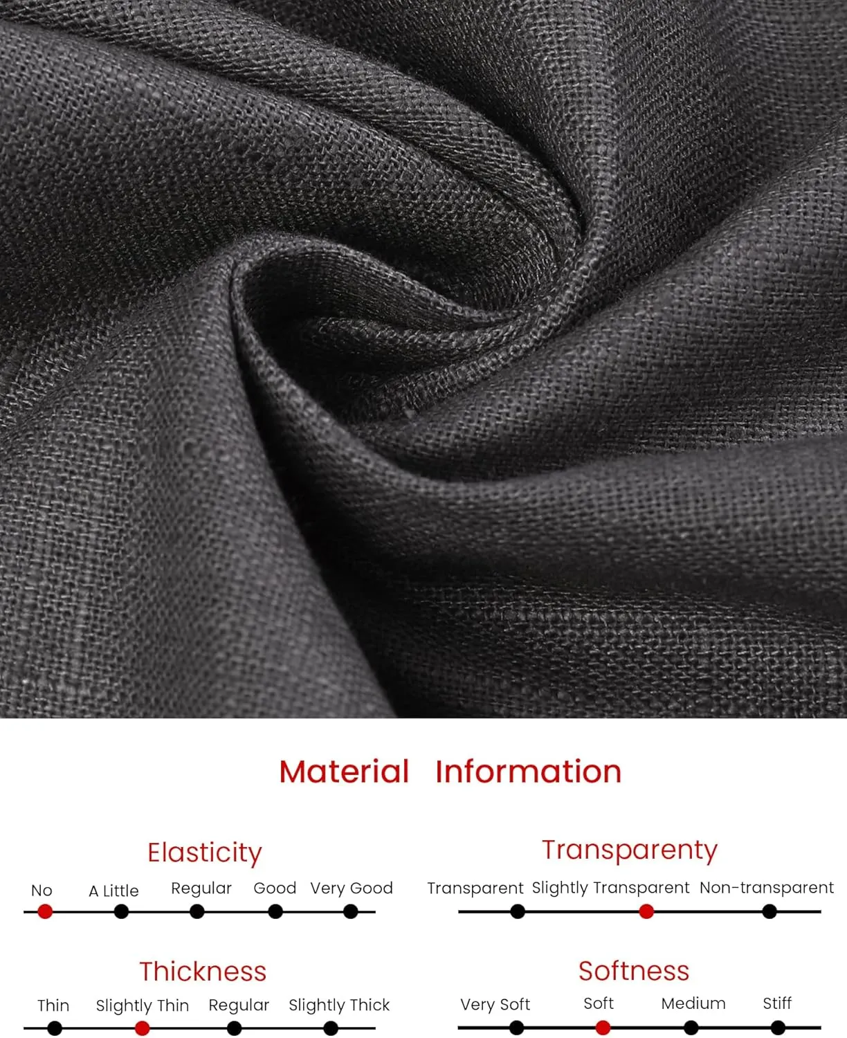 Women's Linen Skirts Slit Button Front Midi Pencil Skirt