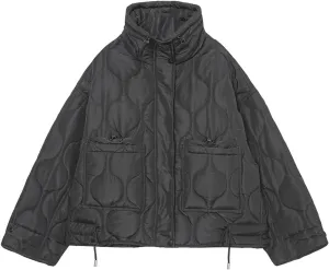 Women's Oversized Thicken Winter Coats Quilted Jacket Zip Up Stand Collar Jackets Padded Puffer Jacket Baggy Down Coat