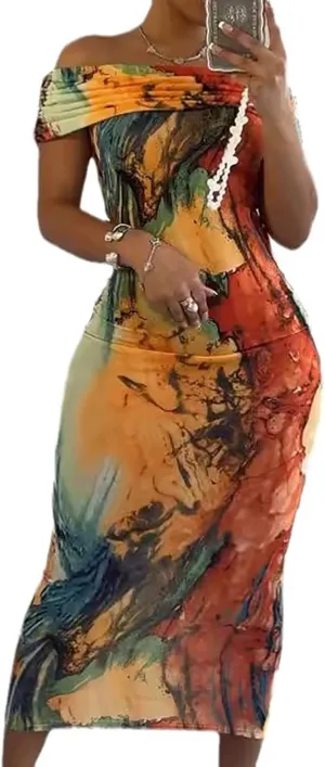 Women's Sexy Off Shoulder Sleeveless Bodycon Dresses Elegant Cocktail Evening Party Night Tube Dresses
