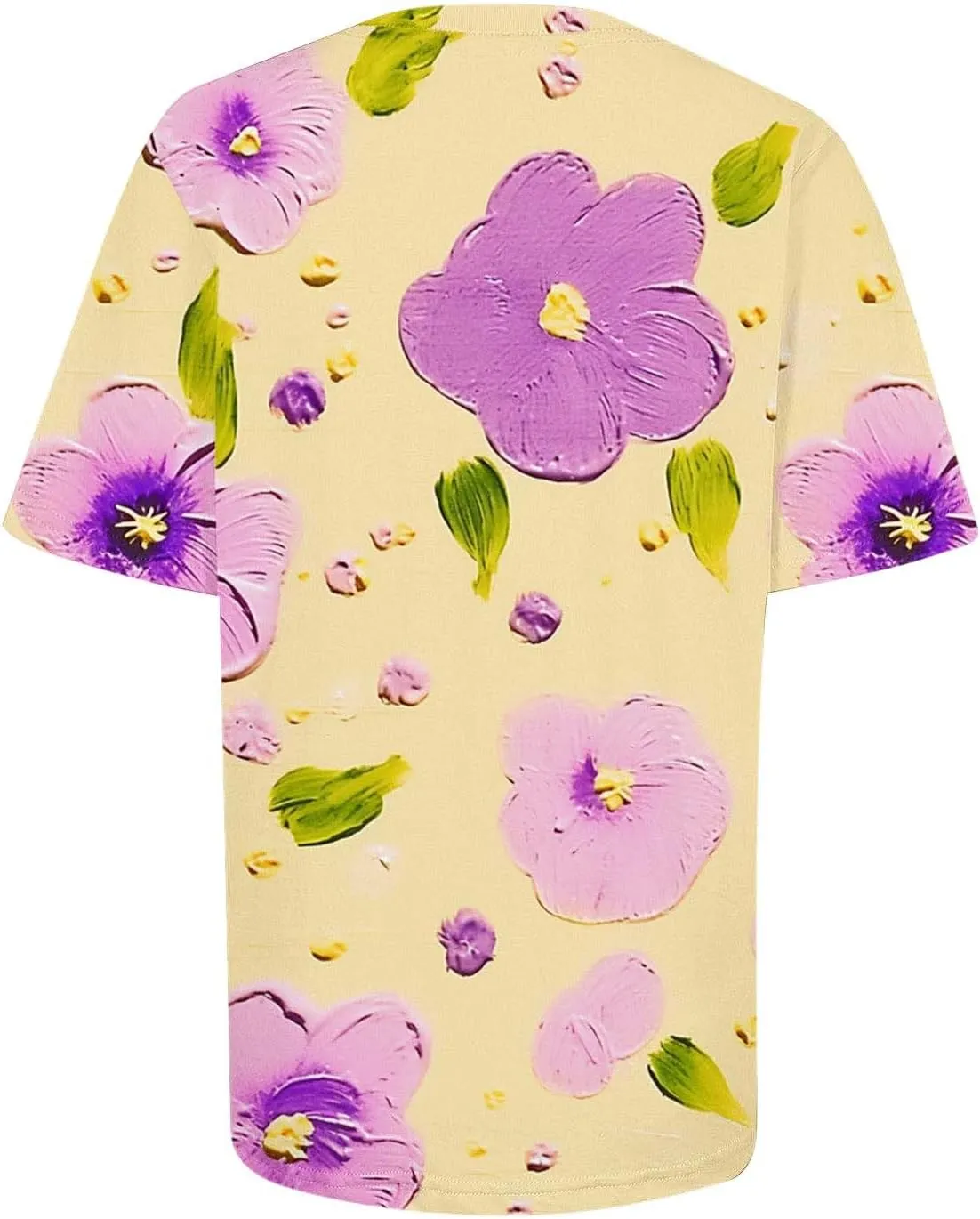 Womens Short Sleeve Summer Tops Plus Size Graphic Print Crewneck Heart T-Shirt Casual Loose Fit Workout Tees Outfits