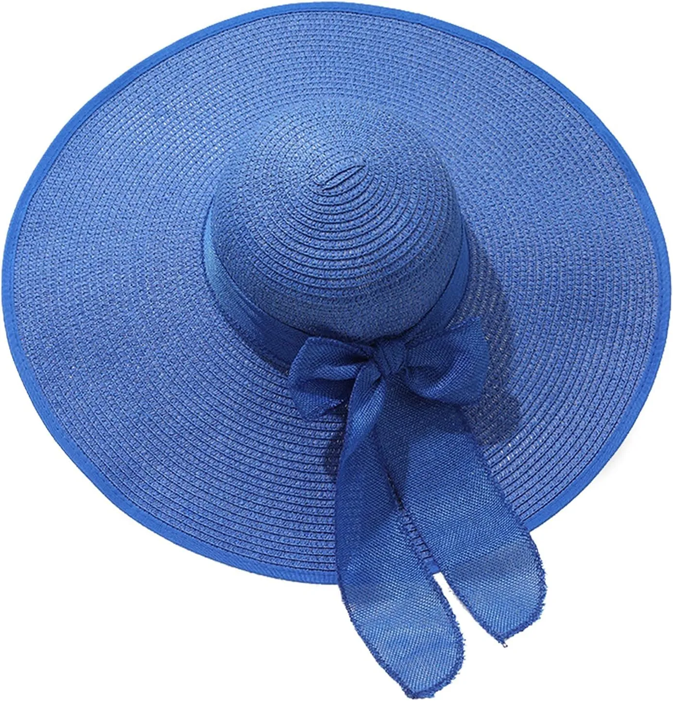 Womens Sun Straw Hat Fashionable Summer Wide Brim Cap UPF 50 Hat Foldable Roll up Floppy Beach Hats for Women