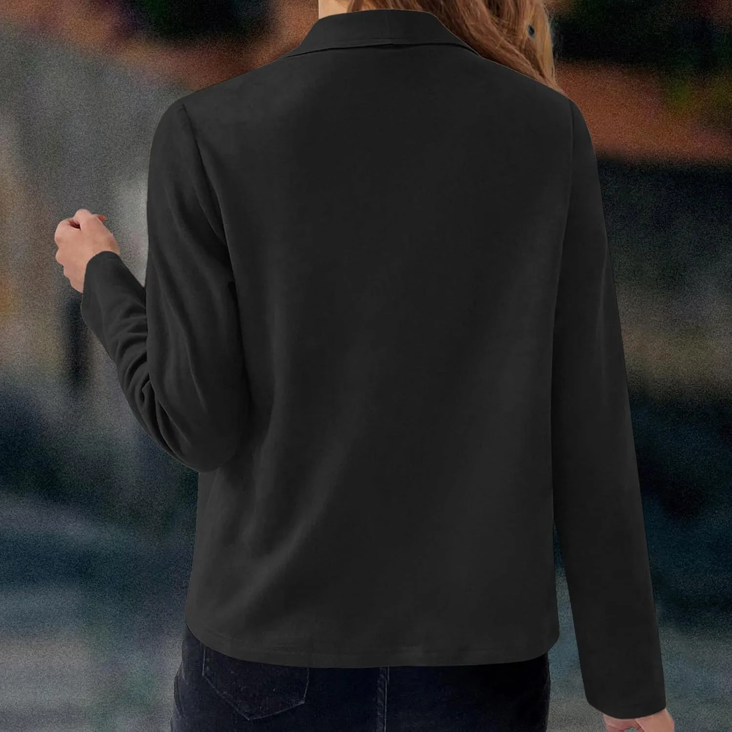 Womens Trendy Coats 2024 Fall Biker Moto Jacket Fashion Long Sleeve Zipper Short Casual Coat Streetwear Cropped Outwear