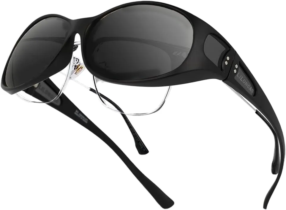 Wraparound Fitover Glasses Polarized Wear Over Sunglasses for Men Women UV400 Protection Sun Glasses Driving SP3844