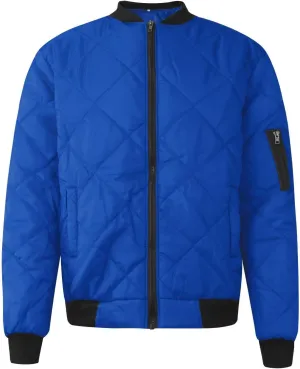 Ymosrh Men's Bomber Jacket Quilted Jackets Windproof Zip Up Winter Warm Coats Outwear Jackets Fashion, XL-5XL